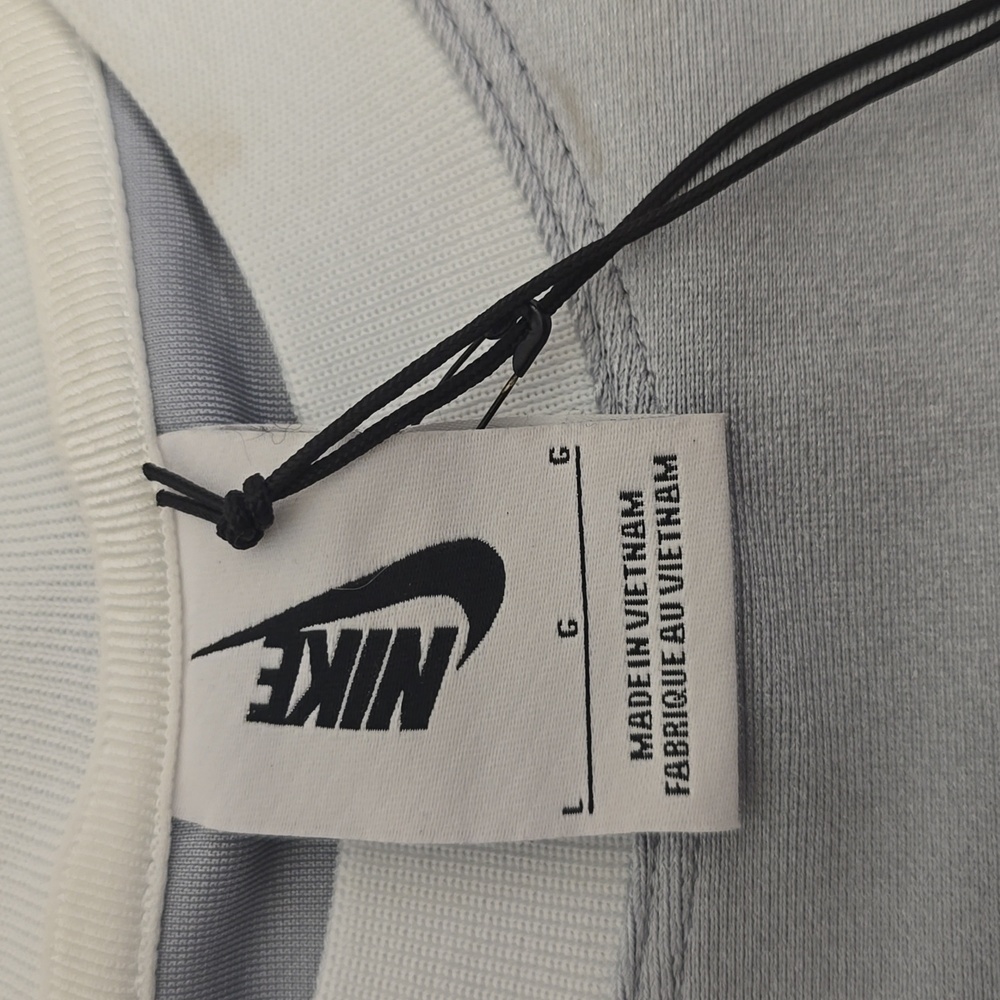 NIKE X AMBUSH NBA BROOKLYN SIZE L WOMENS SILVER WHITE - Picture 10 of 12